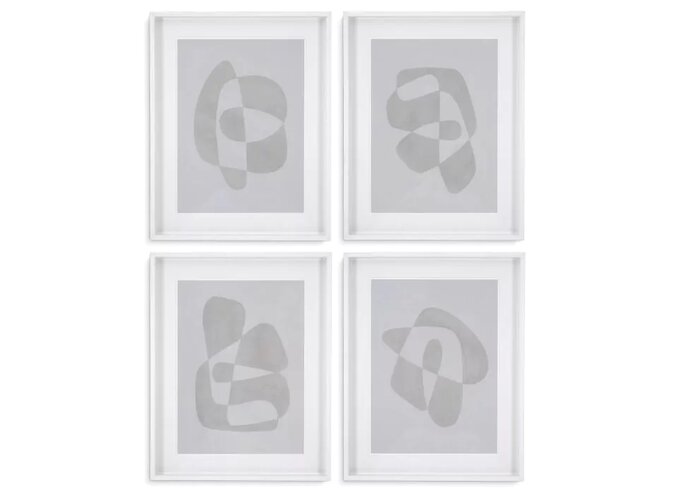 Print  Soft Shape set of 4