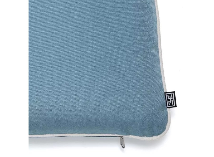 Coussin 'Outdoor'  Mineral bleu