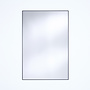 Mirror 'Lucka' Black Rectangular  80 x 120 cm