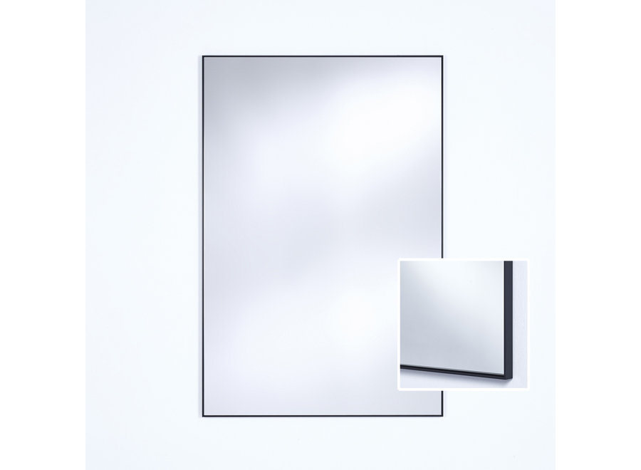 Miroir 'Lucka' Black Rectangulaire  80 x 120 cm