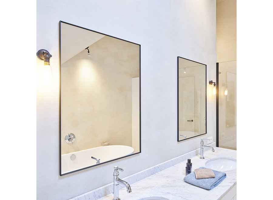 Miroir 'Lucka' Black Rectangulaire  80 x 120 cm