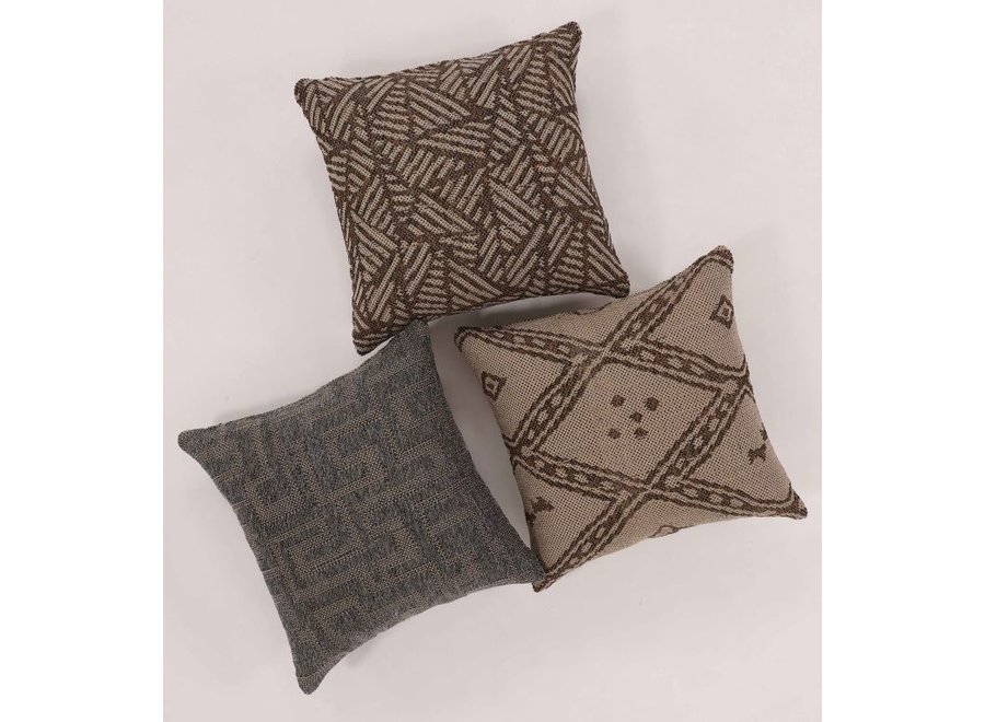 Outdoor cushion Badu - Teak/Taupe