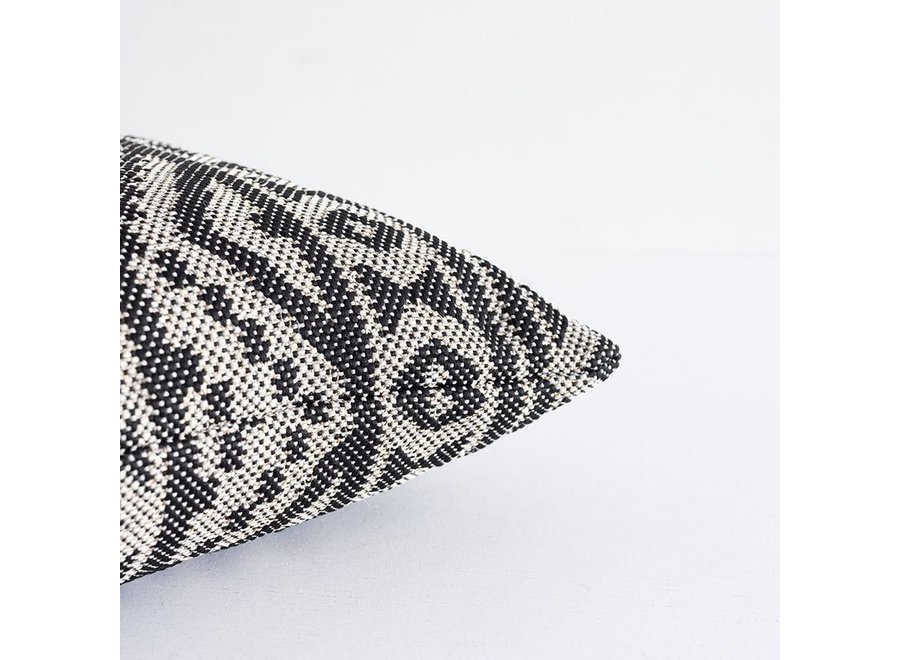Outdoor cushion Sifiso - Black/Taupe