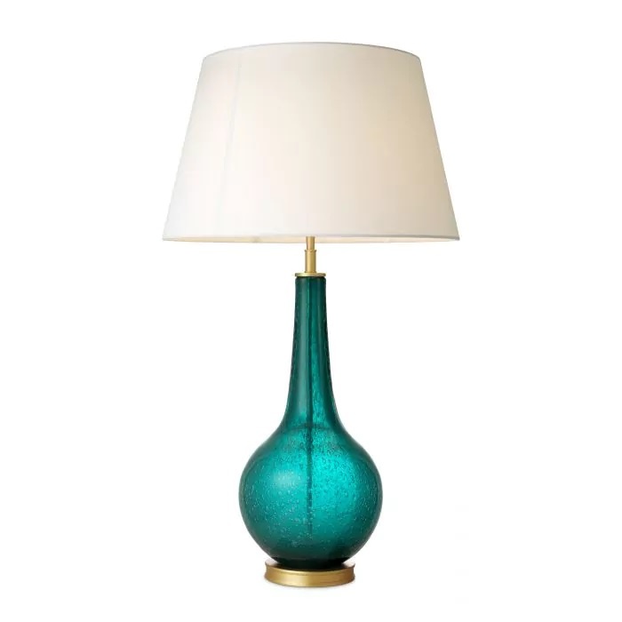 turquoise bedroom lamp