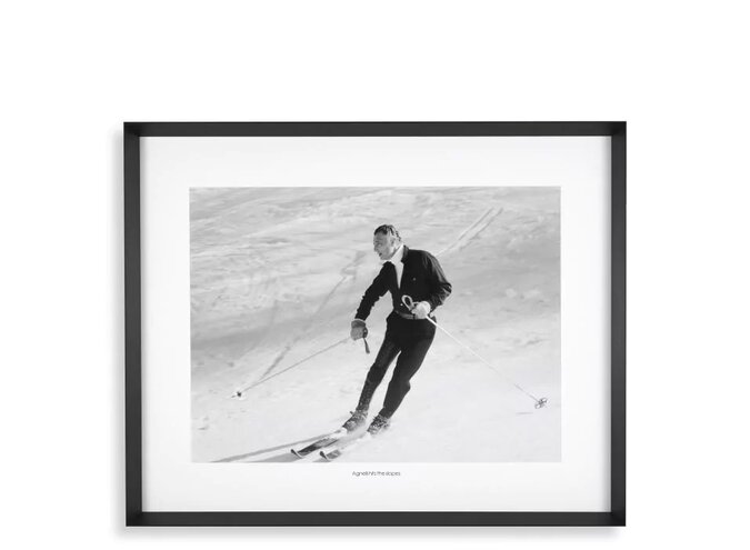 Print Agnelli Hits the Slopes