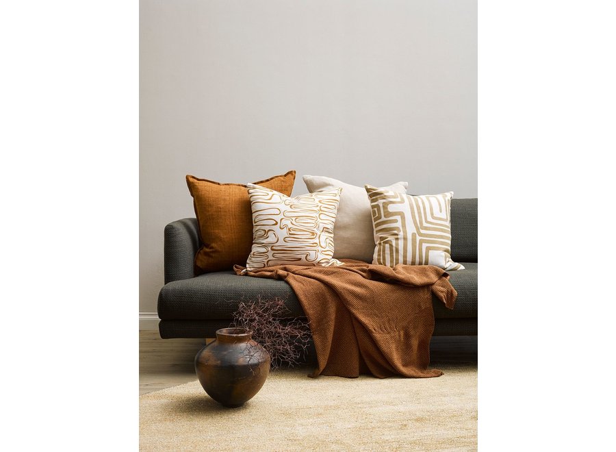 Coussin Anise - Taupe