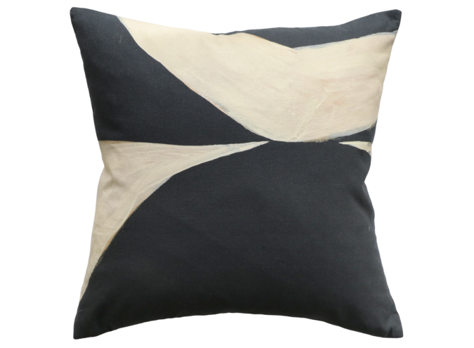 Coussin Eclipse - Ink/Ecru