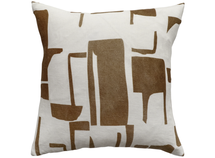 Cushion Elle - Coffee bean