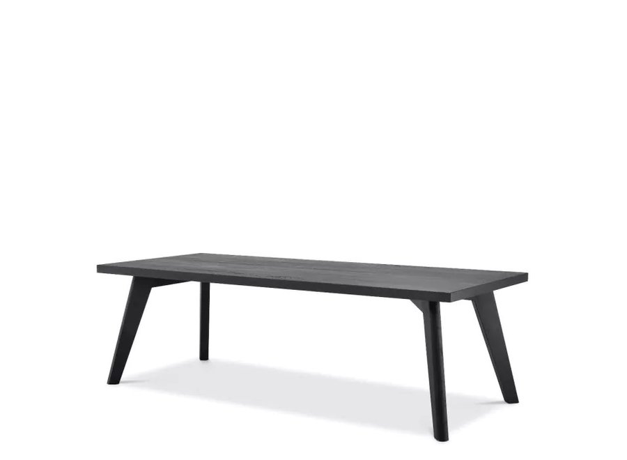 Table à manger 'Biot' 240 cm - Noir