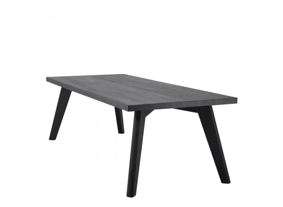 Table à manger 'Biot' 240 cm - Noir