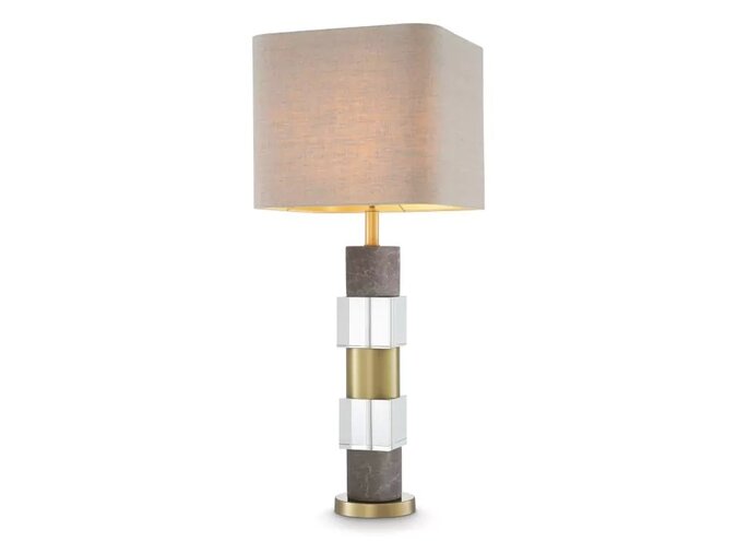 Lampe à poser Cullingham - Grey Marble