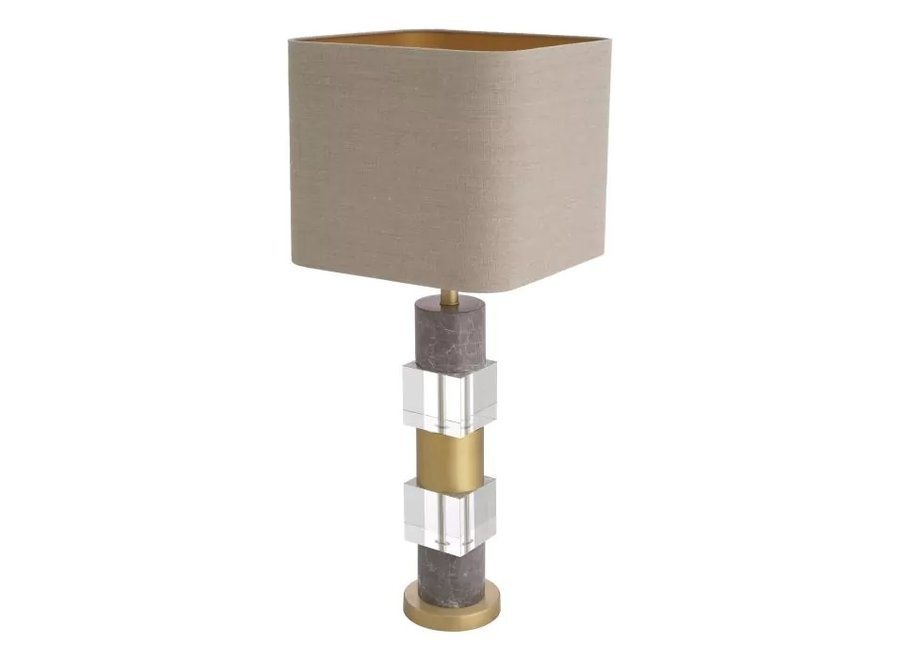 Lampe à poser 'Cullingham' - Grey Marble