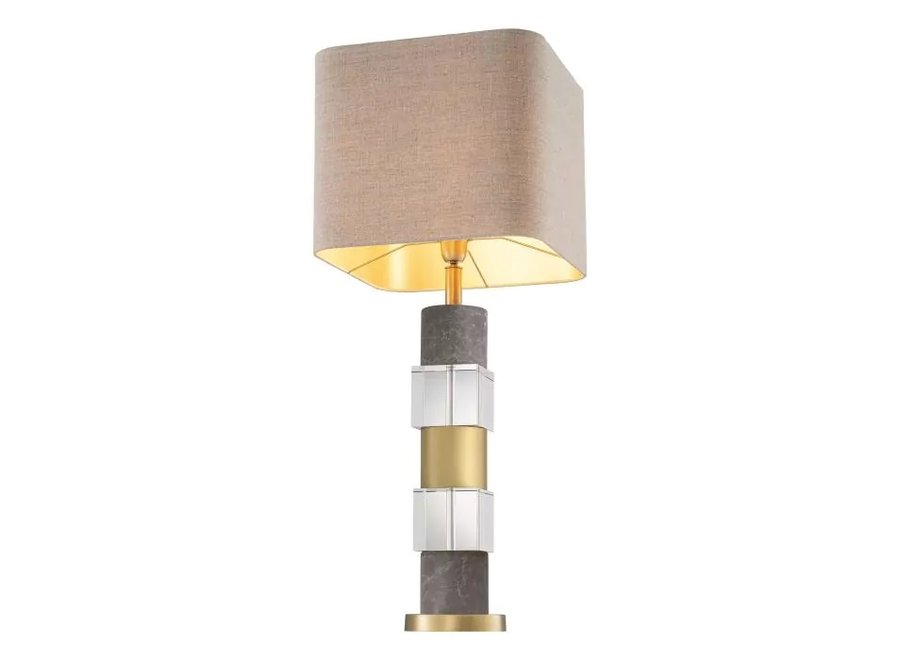 Lampe à poser 'Cullingham' - Grey Marble