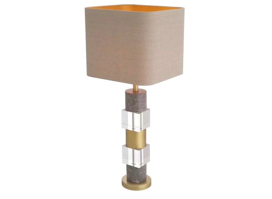 Table lamp 'Cullingham' - Grey Marble