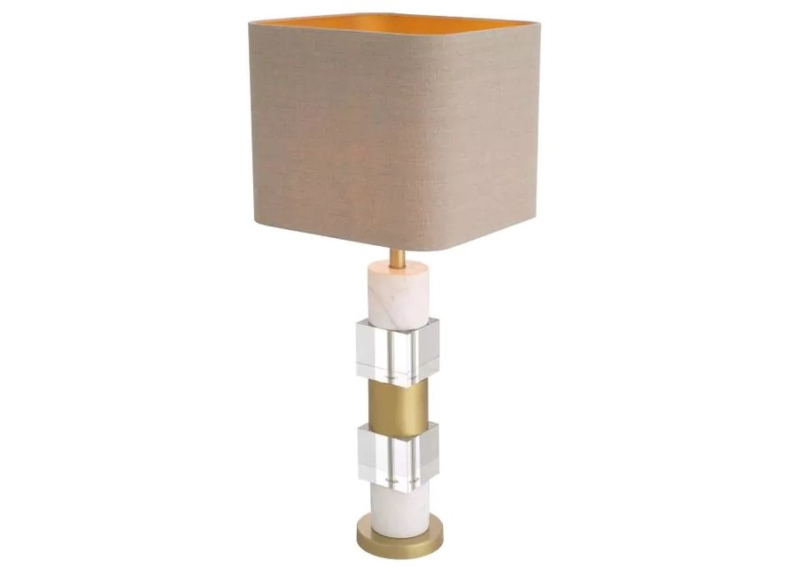 Table lamp 'Cullingham' - White Marble