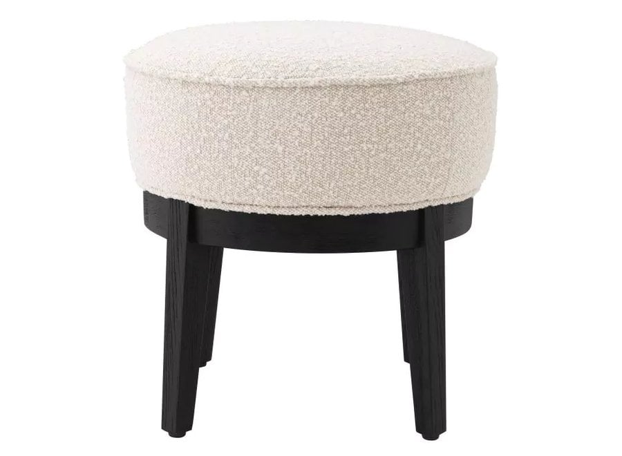 Stool ‘Jarrett' - Bouclé cream