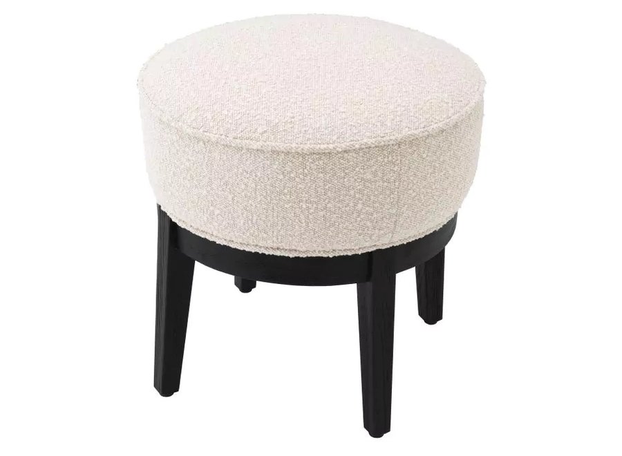 Tabouret 'Jarrett' - Bouclé cream