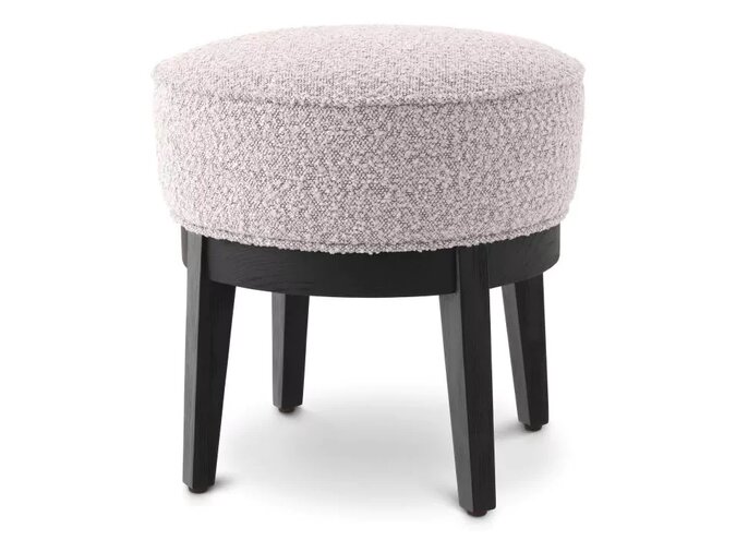 Hocker Jarrett - Bouclé grey