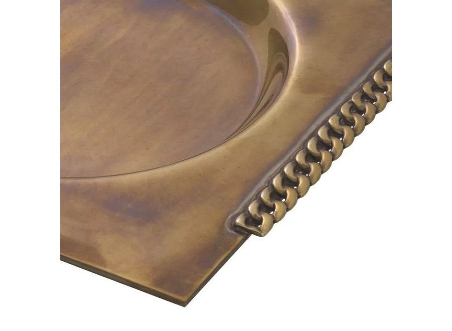 Plateau 'Tamar' - Brass