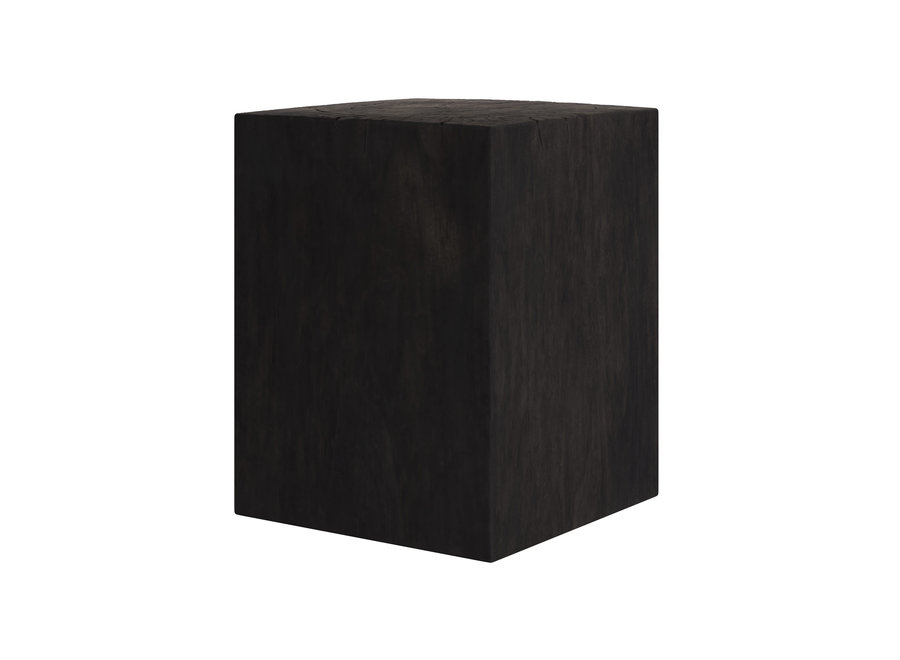 Vierkante bijzettafel 'Lome' Black