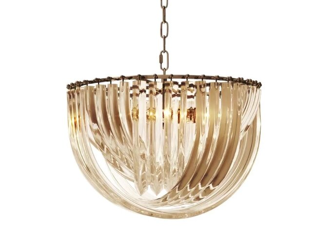 Chandelier Murano - L - Brass