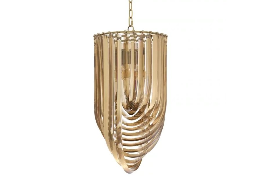 Chandelier 'Murano' - M - Brass