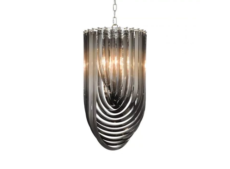 Chandelier 'Murano' - M - Smoked