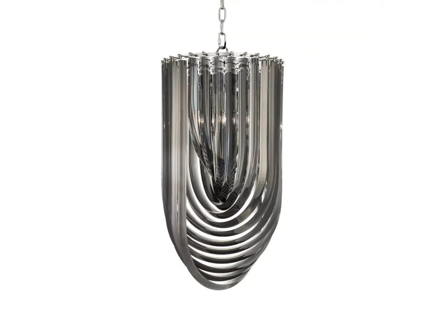 Chandelier 'Murano' - M - Smoked