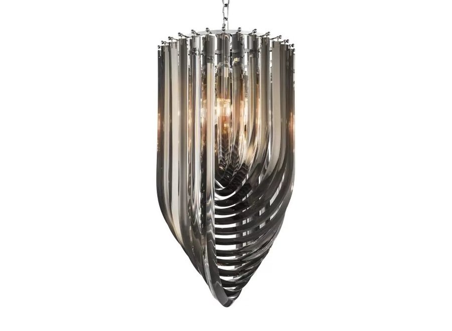 Chandelier 'Murano' - M - Smoked