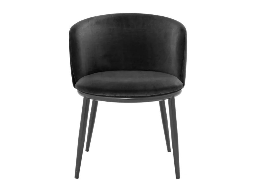Dining chair 'Filmore' set of 2 - Cameron  black