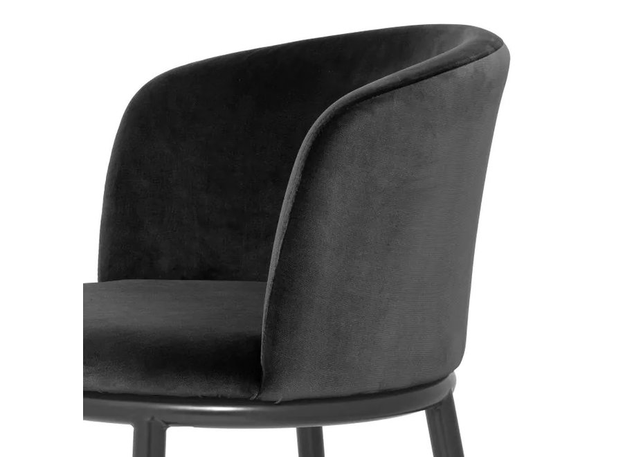 Dining chair 'Filmore' set of 2 - Cameron  black