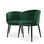 Dining chair 'Filmore' set of 2 - Cameron green