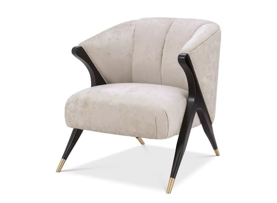 Chair 'Pavone' - Off-white