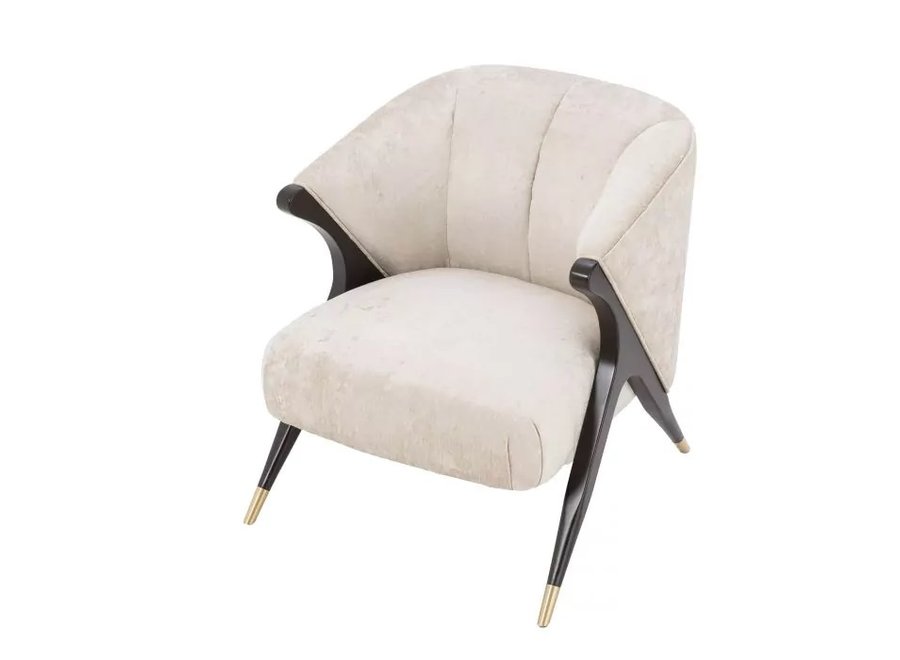 Fauteuil 'Pavone' - Off-white
