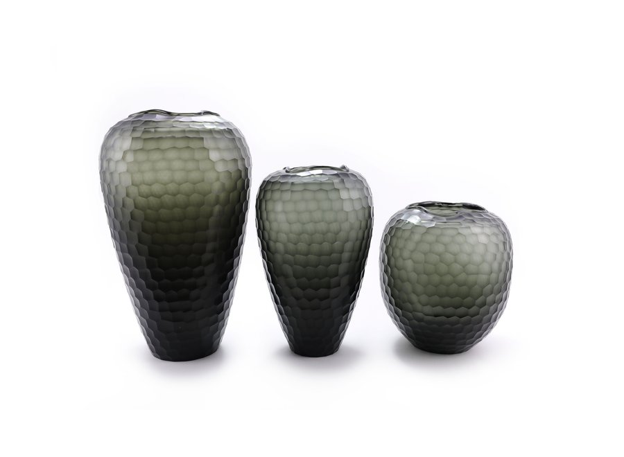 Vase 'Jiminy' S - Green-grey