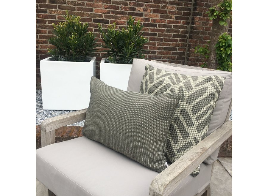 Outdoor cushion Safi - Grey/Light Grey
