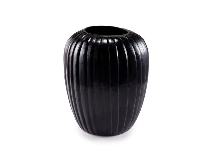 Vase 'Opale' L - black