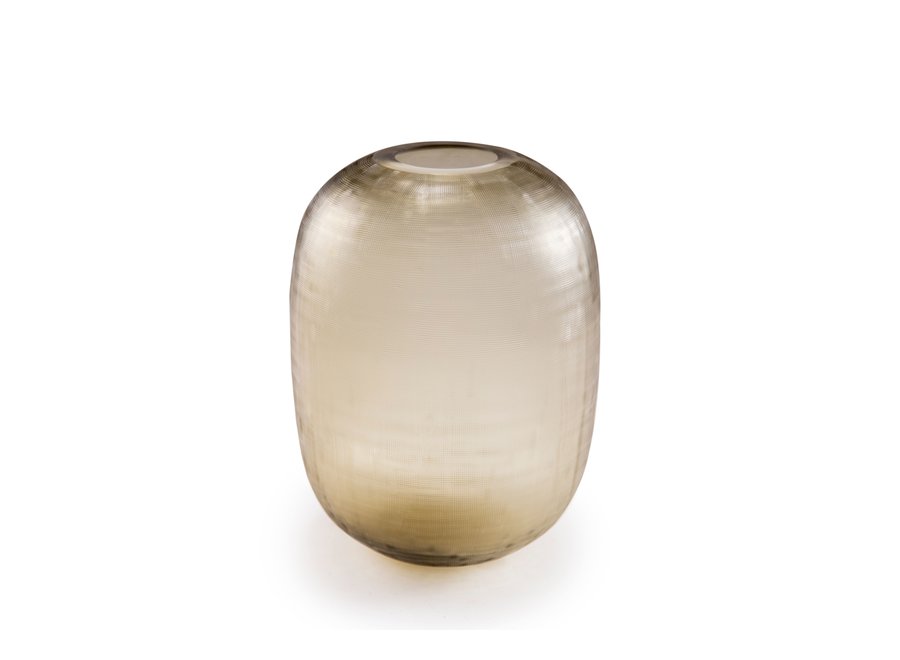 Vase 'Citrine' M - smoke