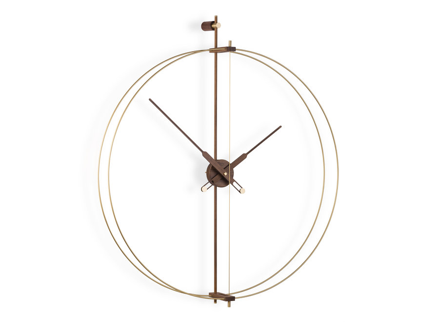 Design wall clock 'Barcelona Premium Gold'