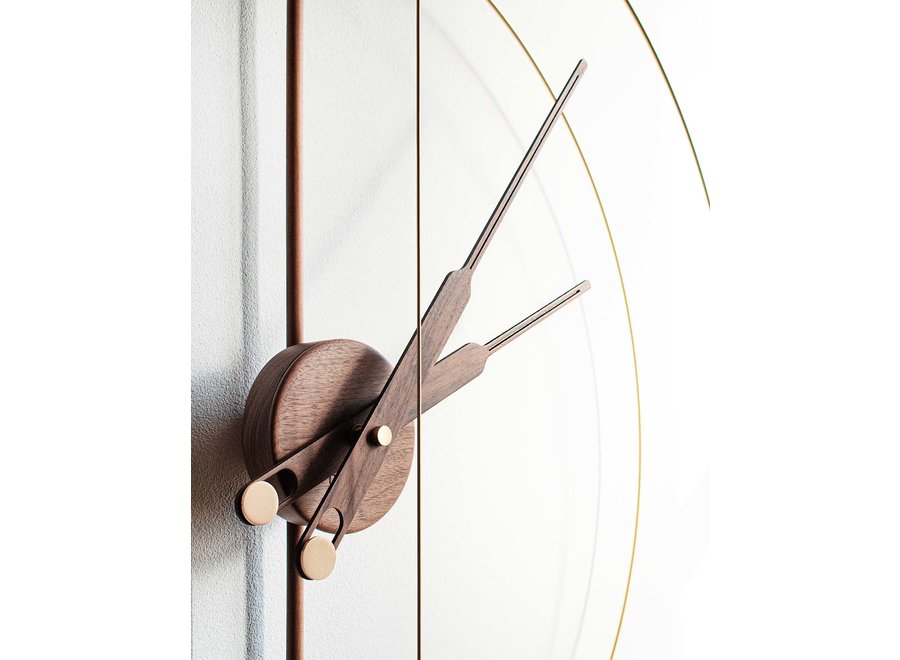 Design Wall Clock 'Barcelona Premium Gold'