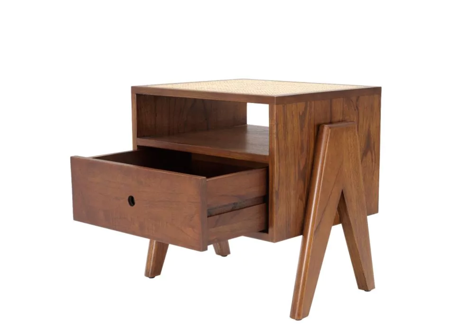 Bedside Table 'Latour' - Brown