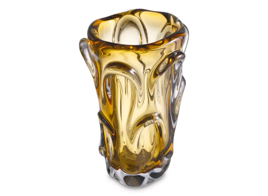 Vase 'Aila ' - L  - Yellow