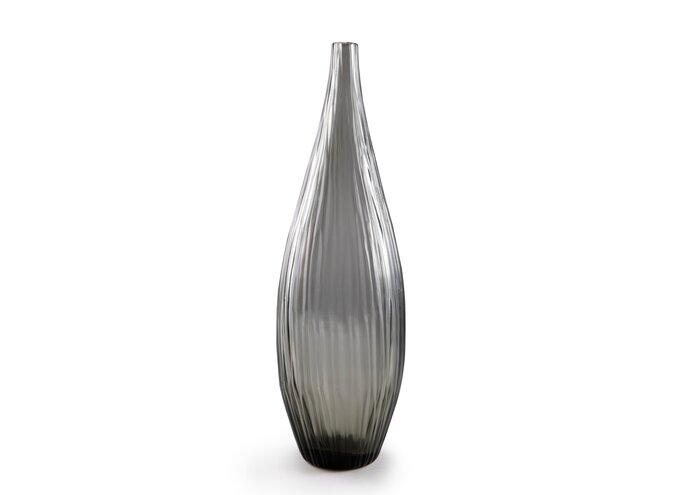 Vase 'Apatit' L - grau