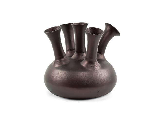 Horn vase '5 mouth' copper
