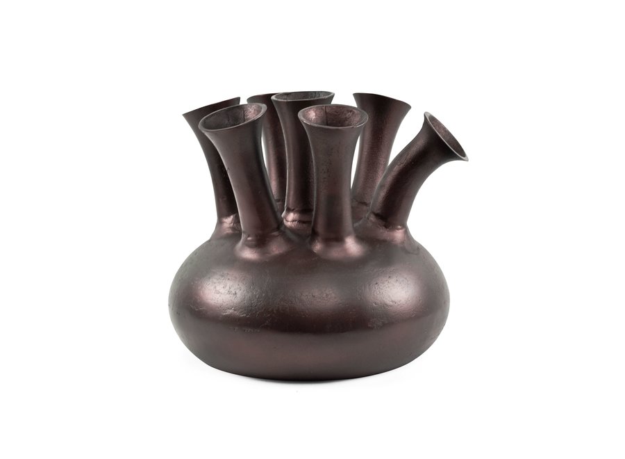 Vase corne '7 bouches' cuivre