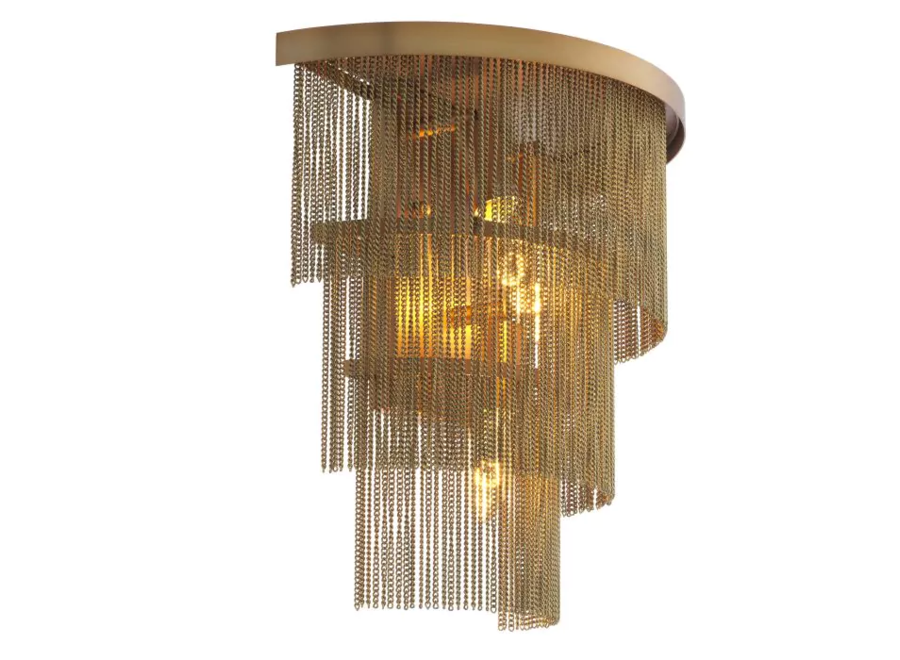 Wall lamp 'Tissot'  - Brass