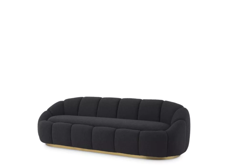 Sofa 'Inger' - Bouclé Black