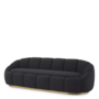 Sofa 'Inger' - Bouclé Black