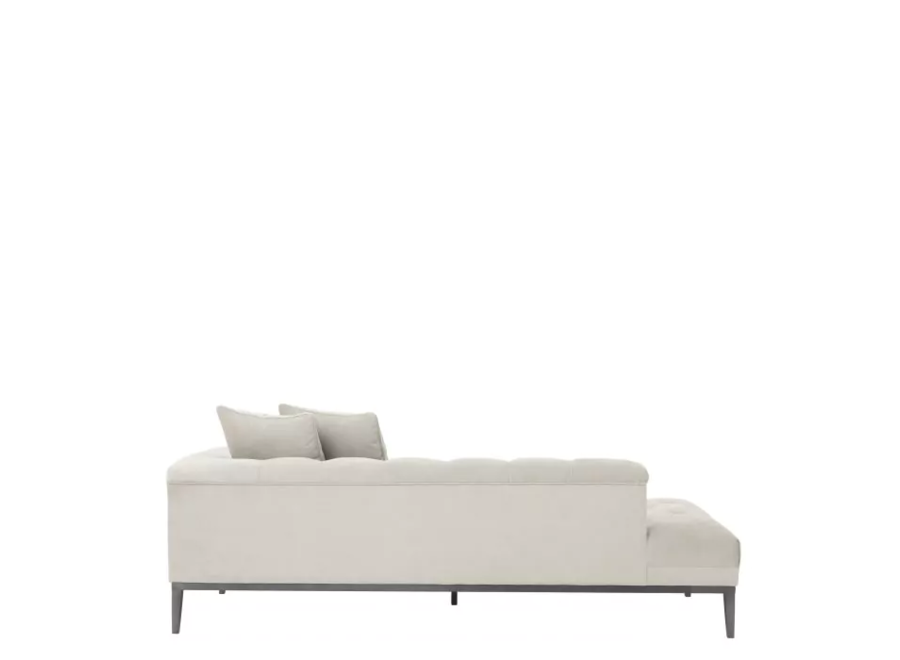 Lounge Canapé 'Cesare' Right - Pebble Grey