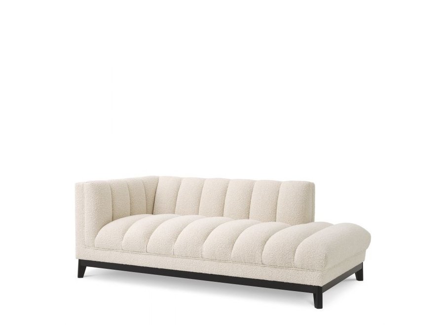 Lounge Sofa 'Ditmar' - Left- Bouclé Cream